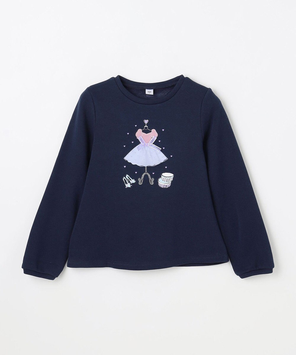 ANY KIDS ドレスモチーフ 裏シャギー トレーナー 