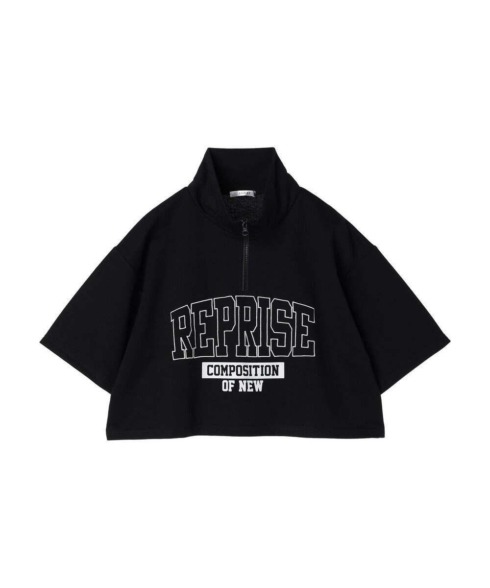 Green Parks ＥＧＯＩＳＴ　ハーフＺｉｐロゴ５分袖プルオーバー 