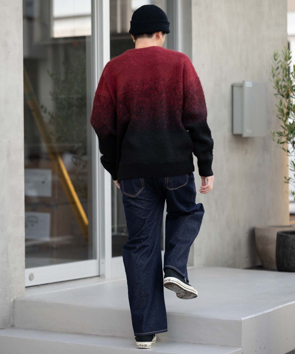 WEGO 【ユニセックス着用ITEM/MLサイズ展開】ファジーグラデーションプルオーバー 