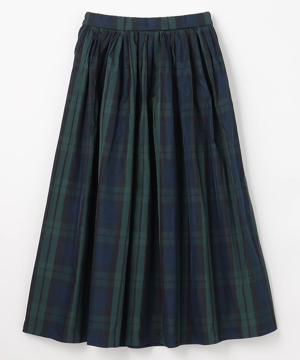 ANY 【ウエストゴム】ビックチェックタフタスカート 