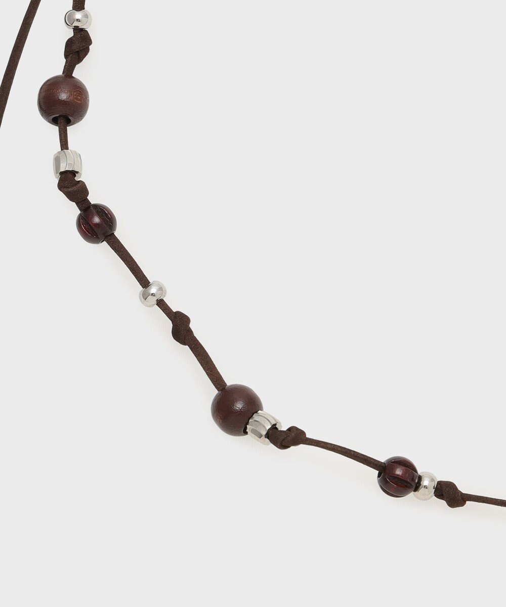 GRACE CONTINENTAL ビーズレザーチョーカー 