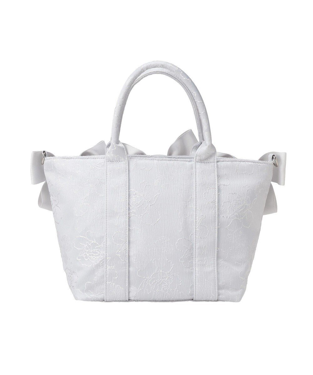 Maison de FLEUR ブルーマニアボリュームリボン２ＷａｙトートＭバッグ 