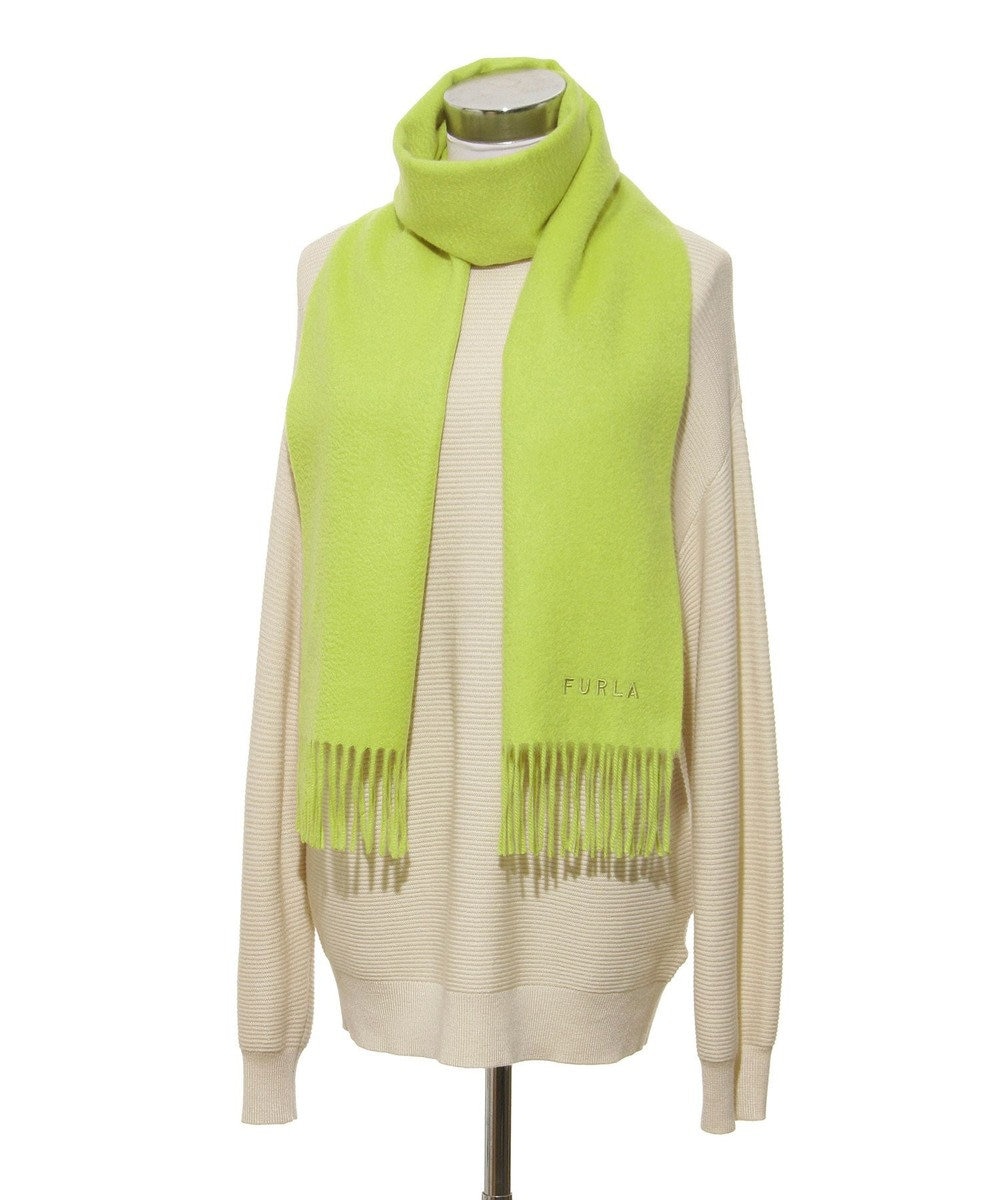 MOONBAT 【洗えるカシミヤ】FURLA カシミヤ100%無地マフラー／幅30cm 