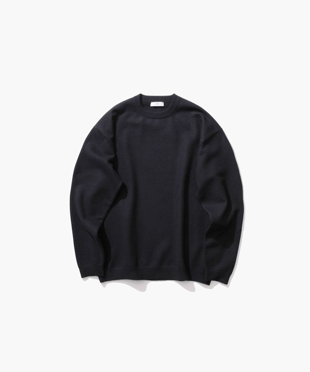 ATON FINE WOOL MELTON | クルーネックセーター - UNISEX 