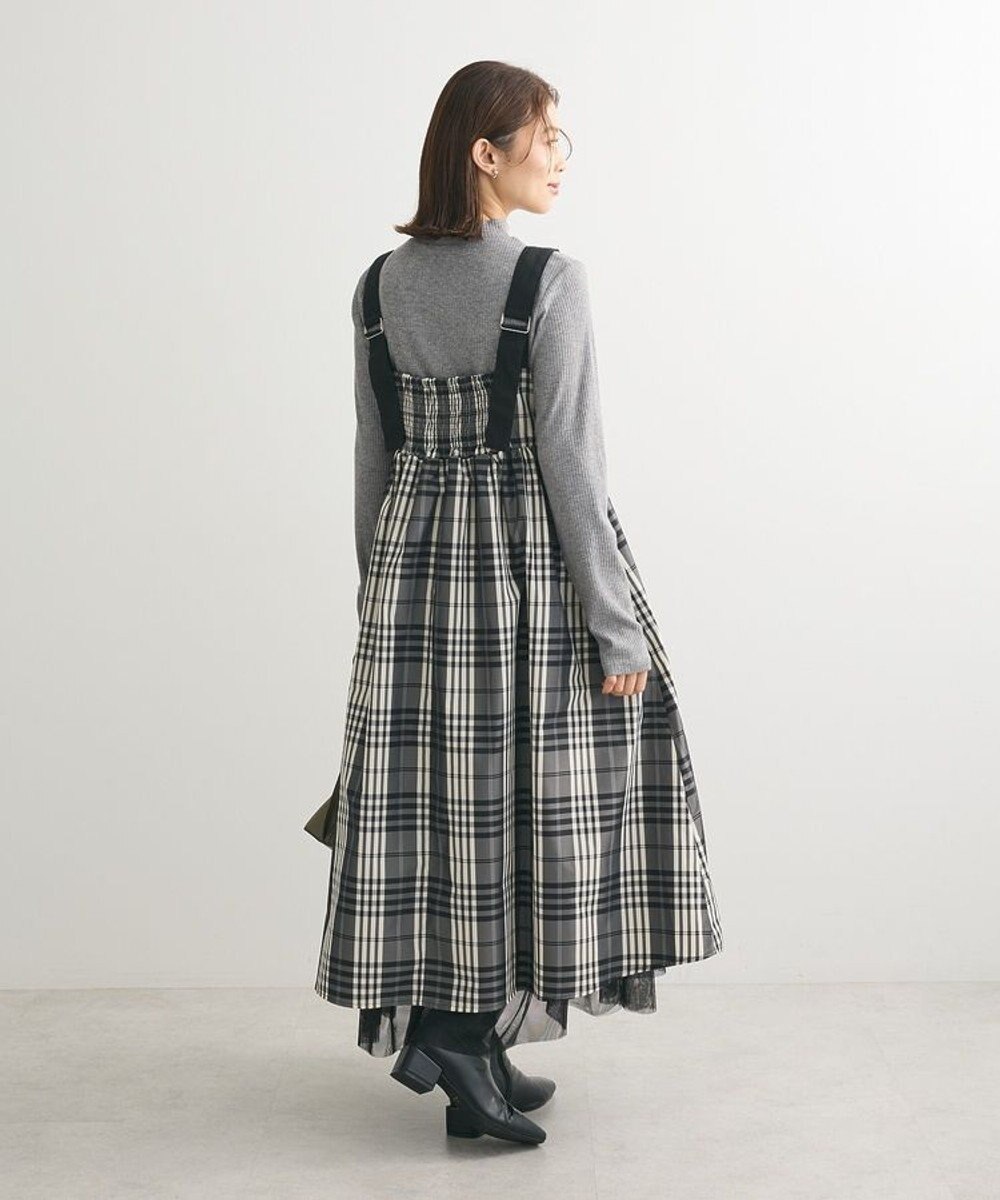 Green Parks ・ＳＵＧＡＲ　ＳＰＯＯＮ　チェックギャザーワンピース 