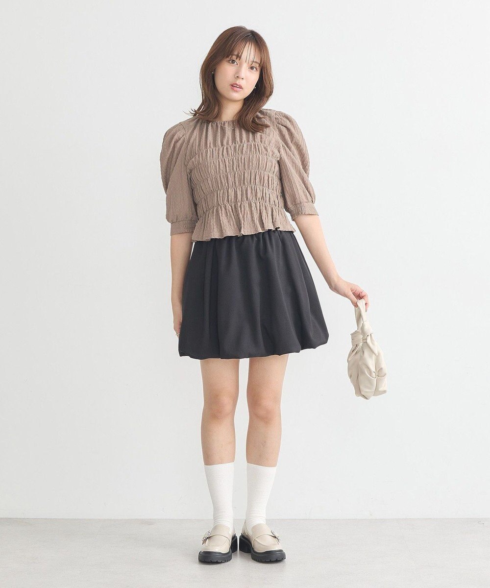 earth music&ecology バルーンミニスカート 