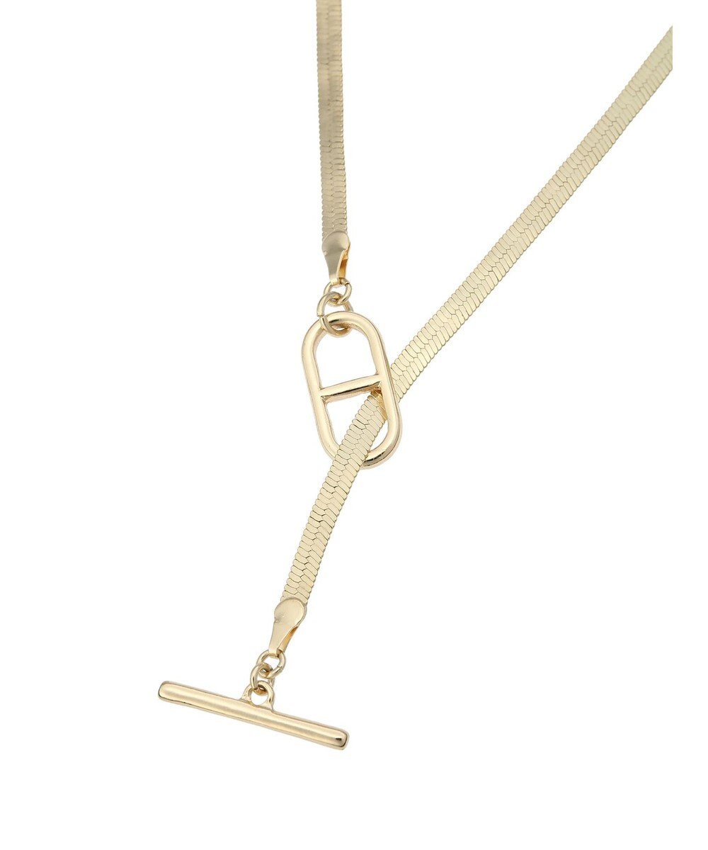 Green Parks ｅｖｅｒｙ　ｗａｌｋ．　マンテルチェーンスネイクネックレス 