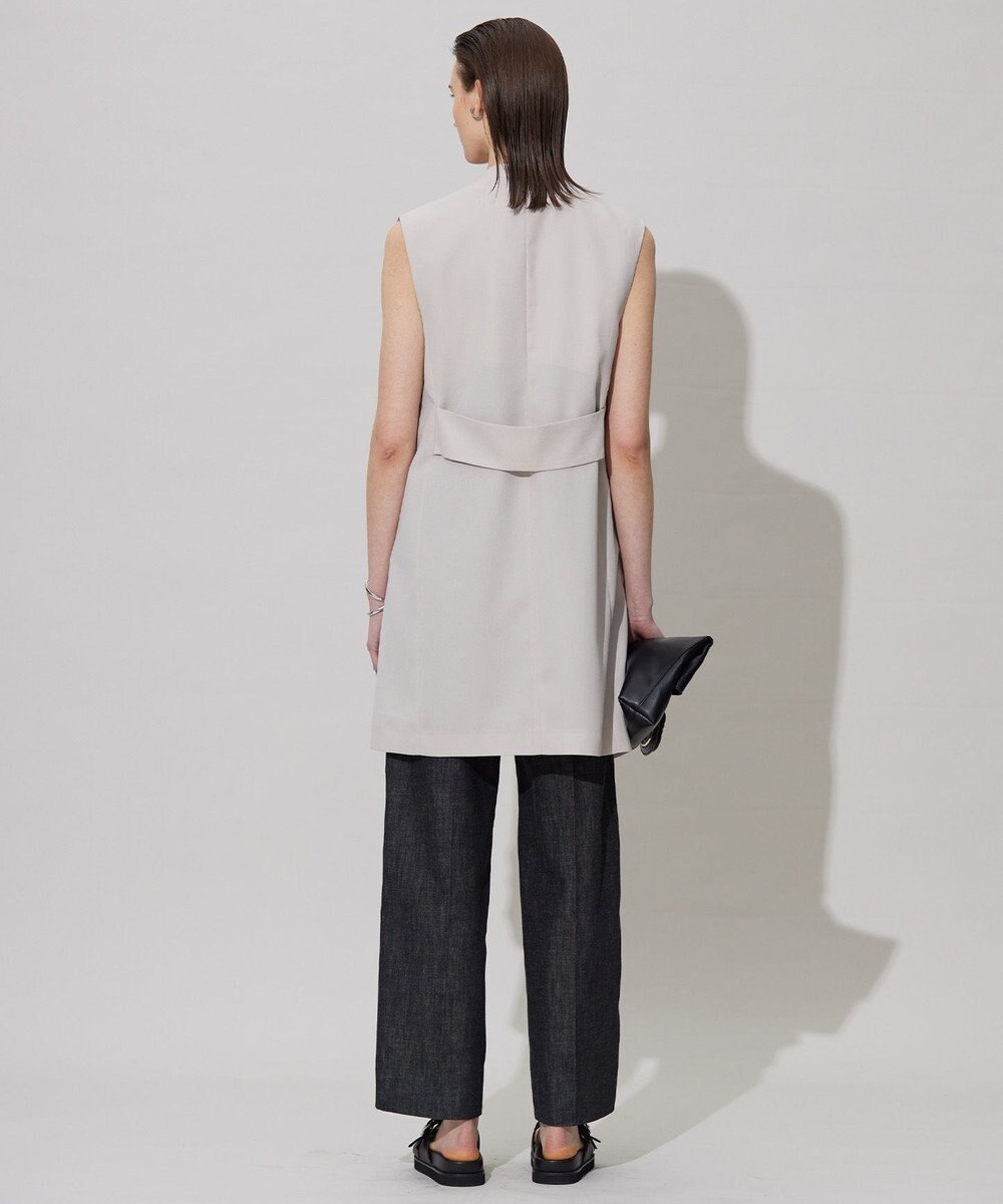 ICB L 【UVケア・接触冷感・速乾・防シワ・洗える】 FluidBackSatin ジレ 