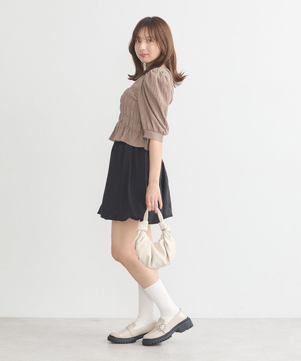 earth music&ecology バルーンミニスカート 