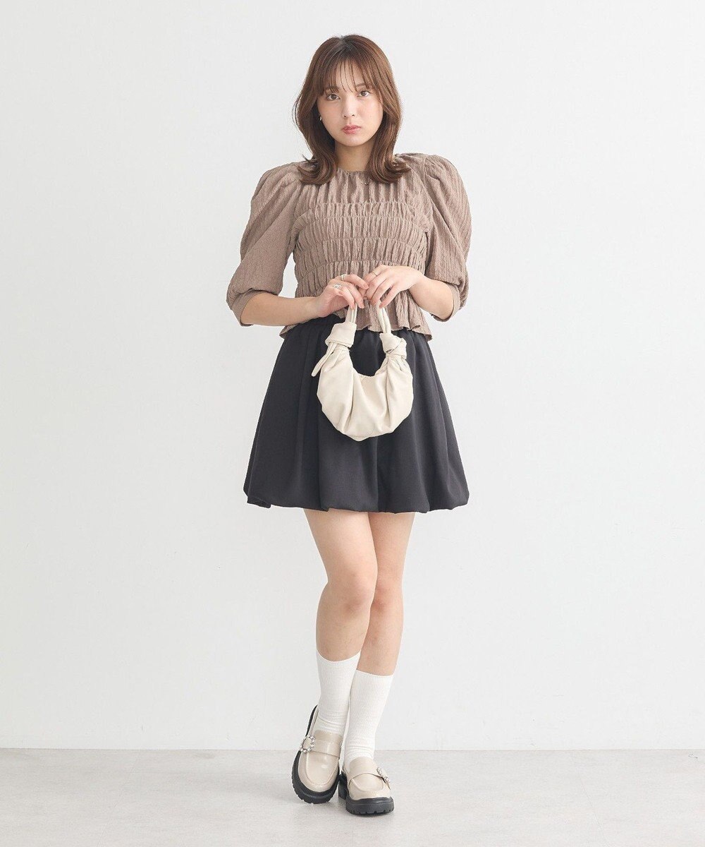 earth music&ecology バルーンミニスカート 