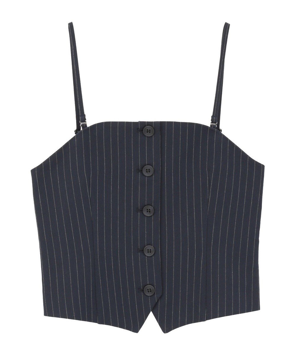 AMERICAN HOLIC 【2WAY】イージーケアフロントボタンビスチェ 