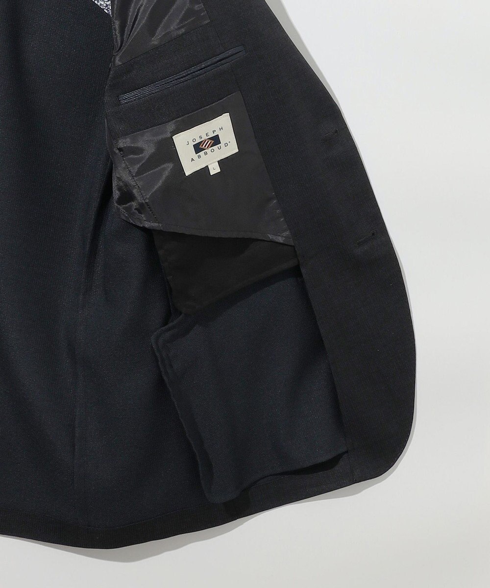 JOSEPH ABBOUD 清涼感【弱撥水/イージーケア/軽量/ストレッチ】クールピケ ジャケット 