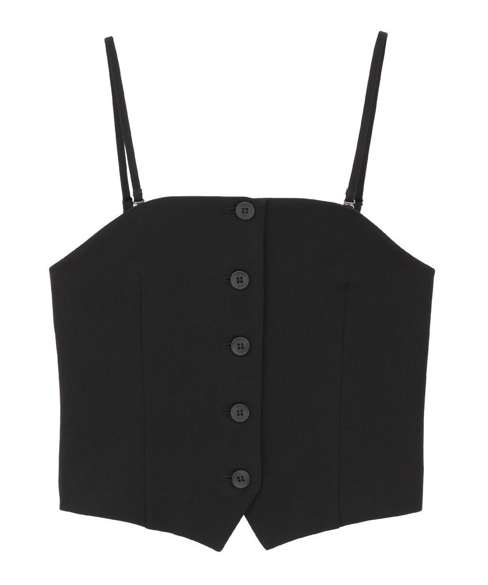 AMERICAN HOLIC 【2WAY】イージーケアフロントボタンビスチェ 