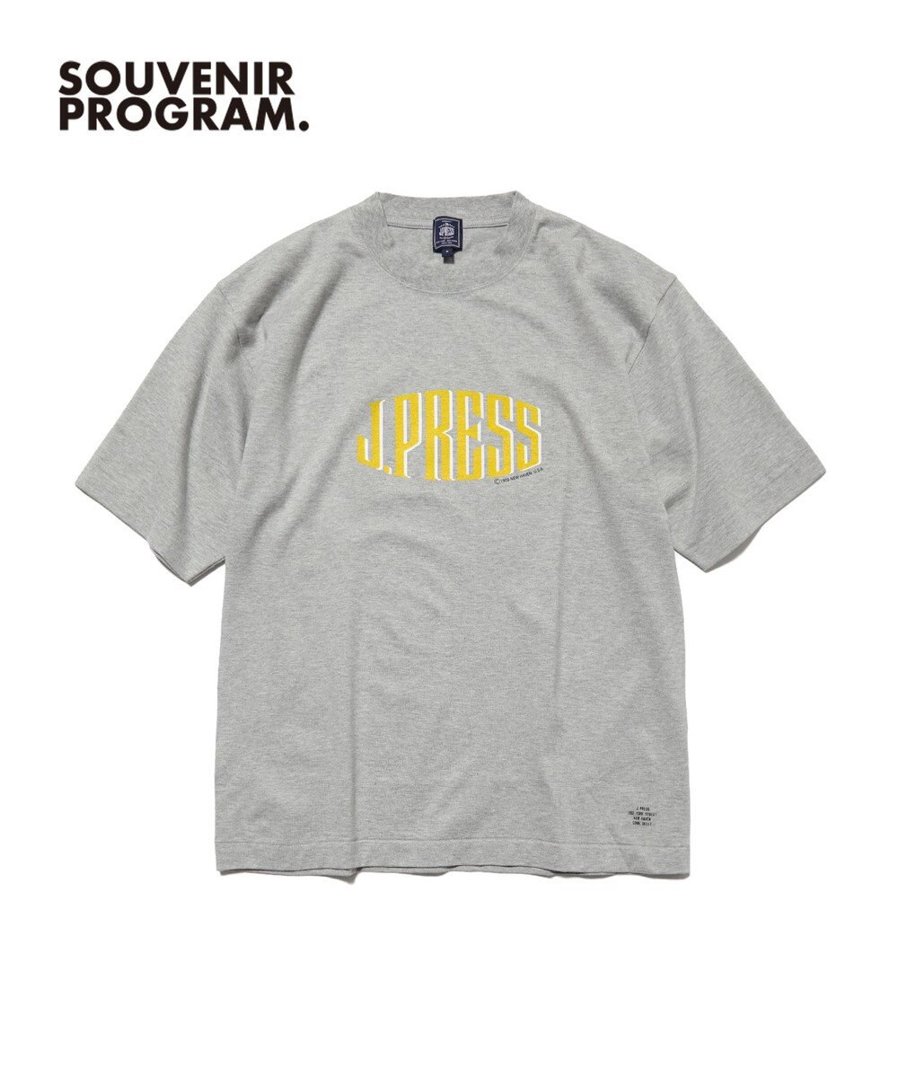 J.PRESS MEN 【J.PRESS ORIGINALS】【UNISEX】Cotton Jersey J.PRESS Logo T-Shirt 