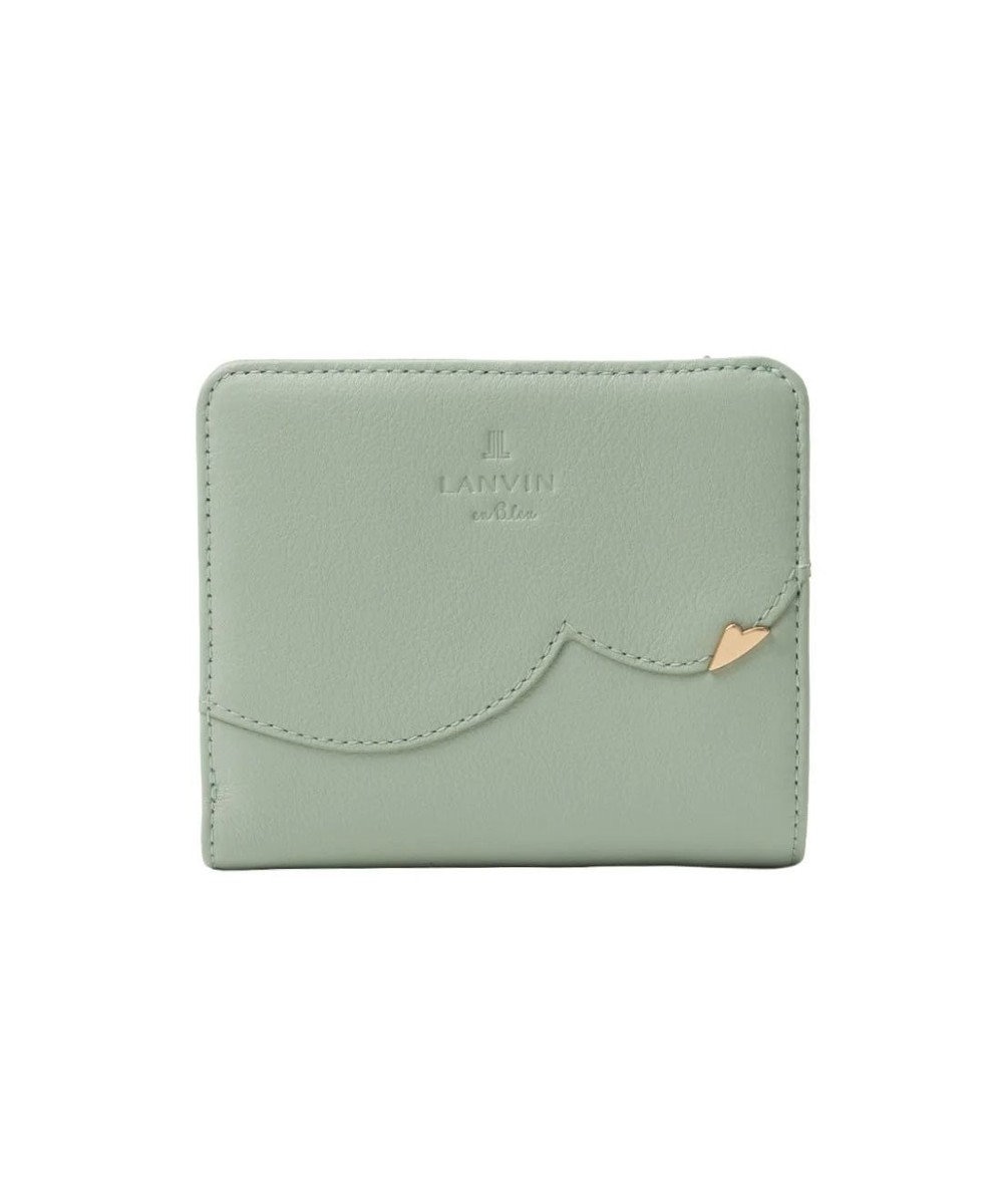 LANVIN en Bleu デクール 二つ折りLファスナー財布 