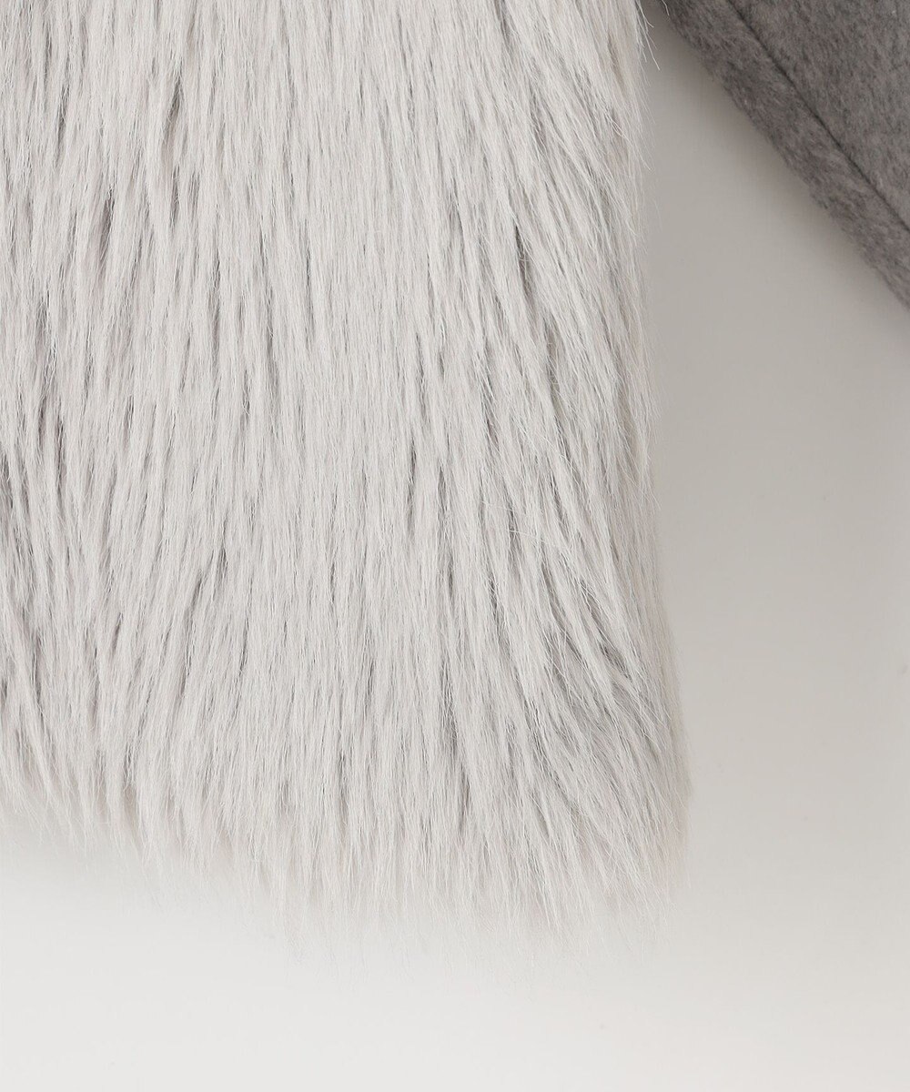 Feroux ウール混 ショートコート 