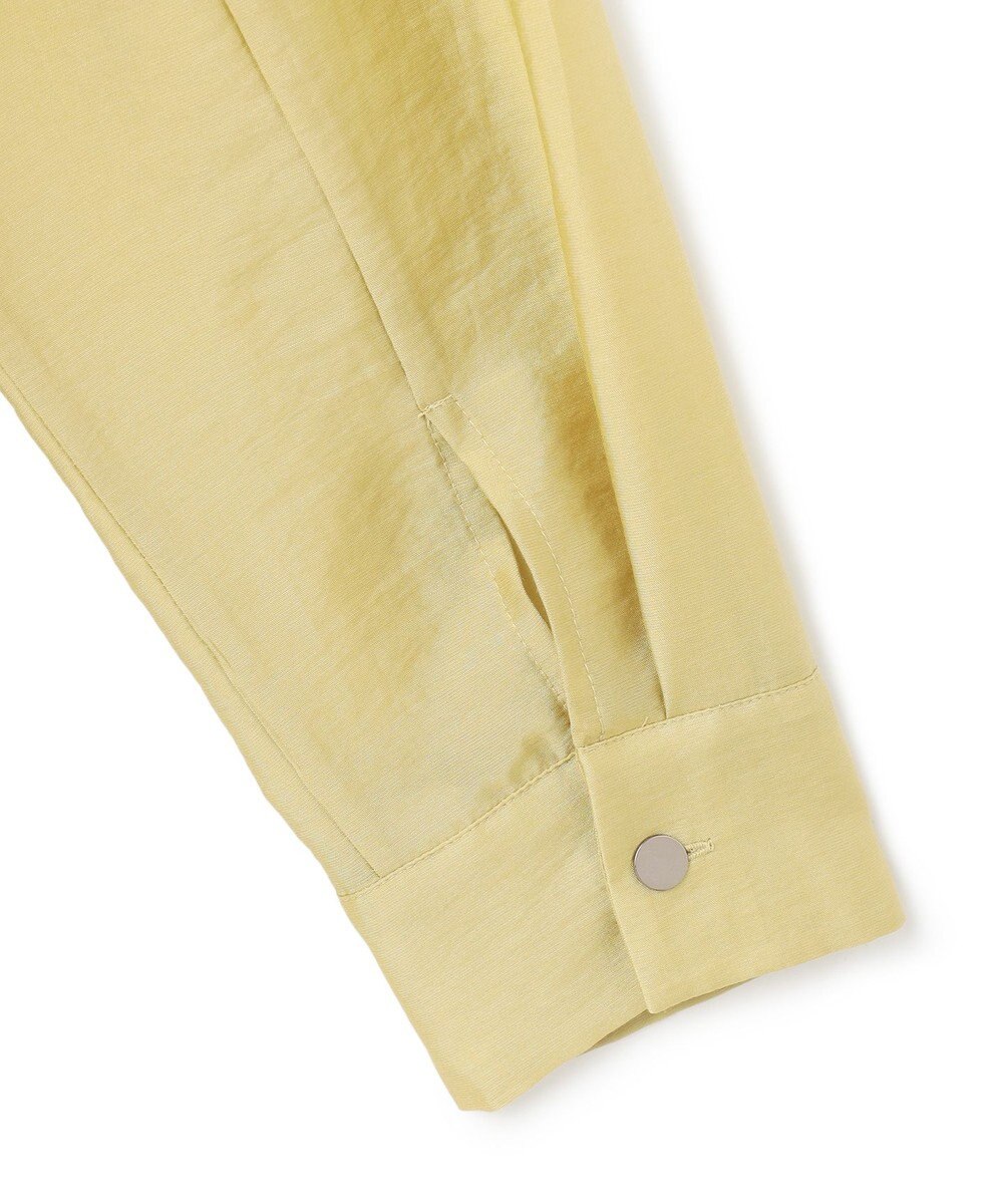 ICB 【接触冷感・速乾・洗える】 リヨセルナイロンワッシャー ノーカラーブルゾン 