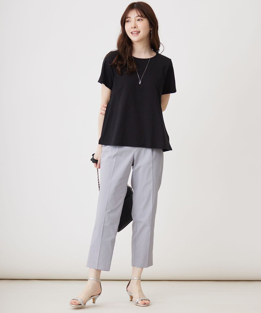 ANY SIS 【UVケア】サイドプリーツ カットソー 