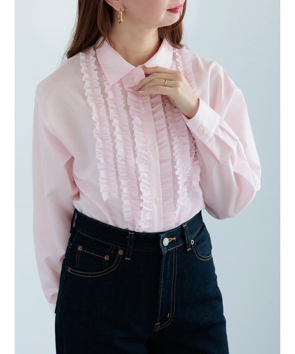 Te chichi フロントフリルシャツ 