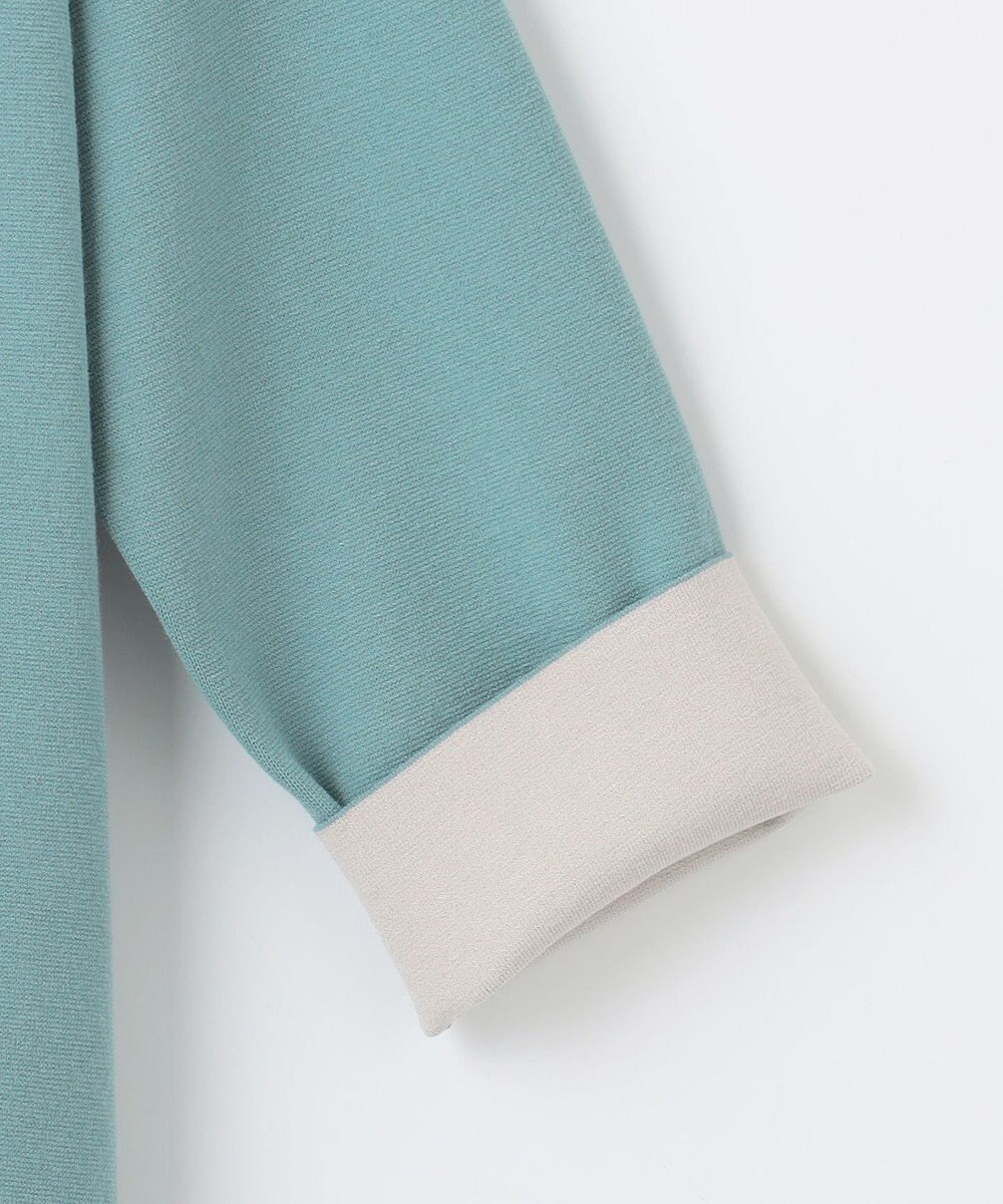 自由区 L 【アンサンブル対応・洗える】レーヨンストレッチ7分袖 ニット 