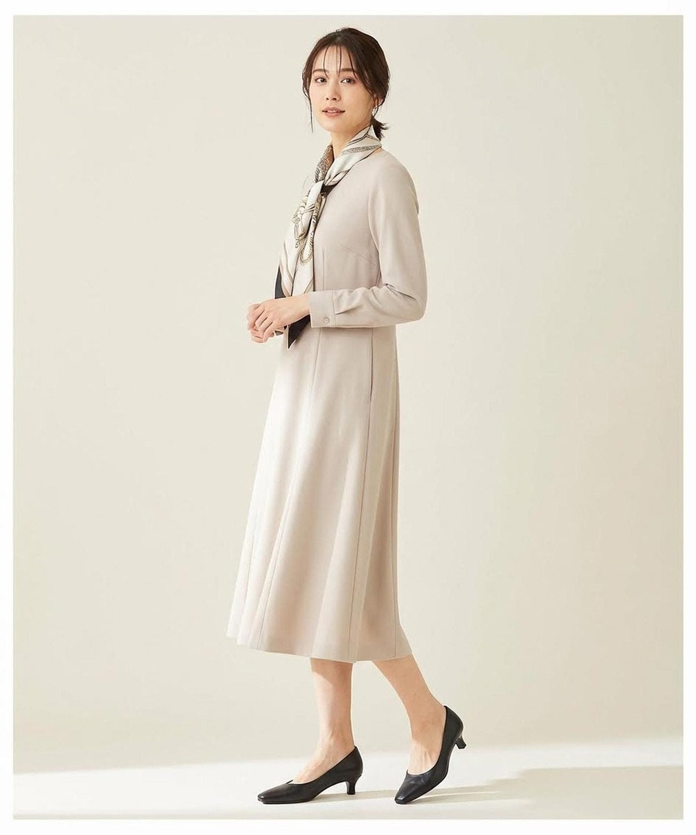 Pointer 【3.5cmヒール】日本製 高級本革ローヒールパンプス 