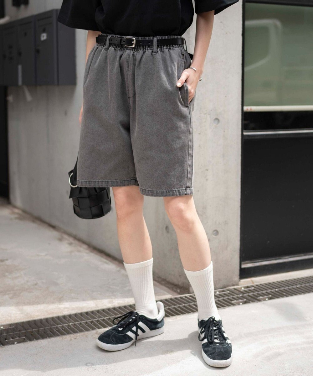 WEGO 【ユニセックス着用ITEM/ウエストゴム】リラックスイージーショーツ 