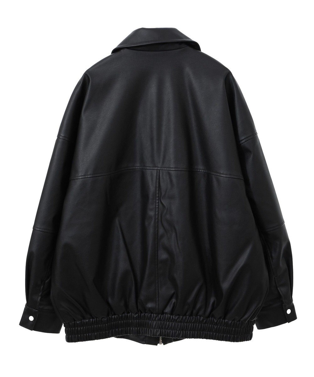 AMERICAN HOLIC フェイクレザーブルゾン 