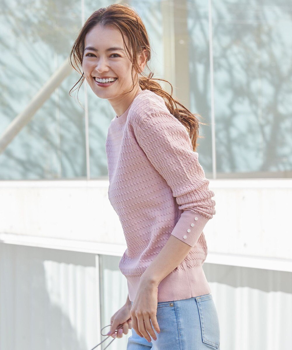 洗える ガラス風ボタン付き ミニケーブル ニット 組曲 ファッション通販 公式通販 オンワード クローゼット 洗える ガラス風ボタン付き ミニケーブル ニット 組曲 ファッション通販 公式通販 オンワード クローゼット