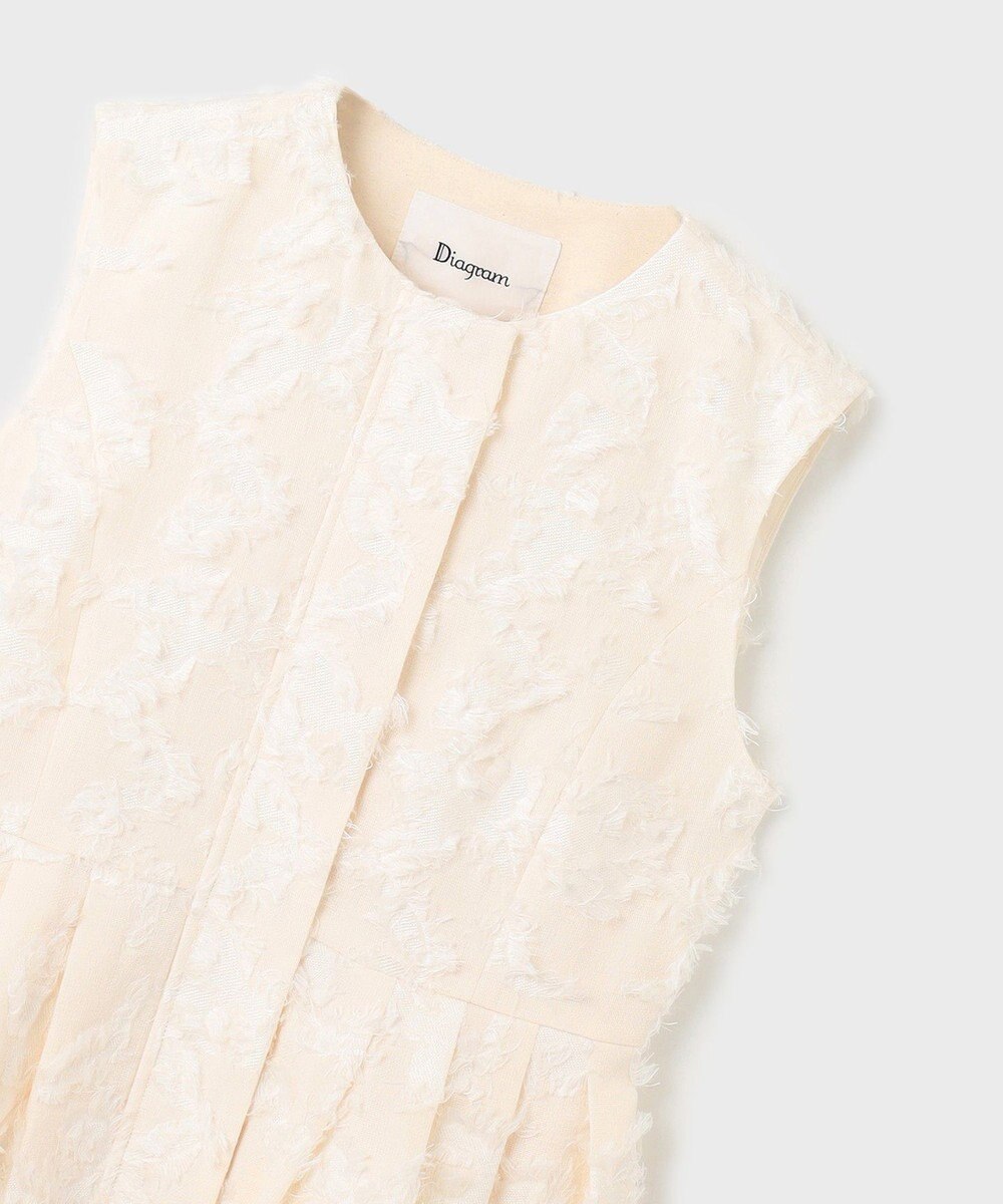 GRACE CONTINENTAL カットジャガードジレ 