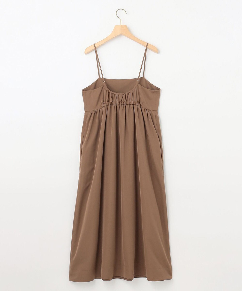組曲 S 【洗える】タフタギャザーキャミソールワンピース 