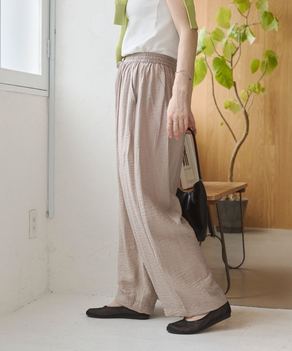 WEGO 【ANGIE VINTAGE】接触冷感イージーパンツ 