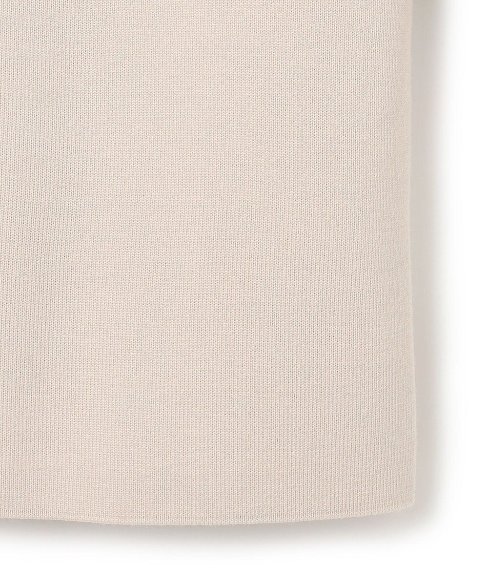 ICB ウールブレンドスムース デザインニット 