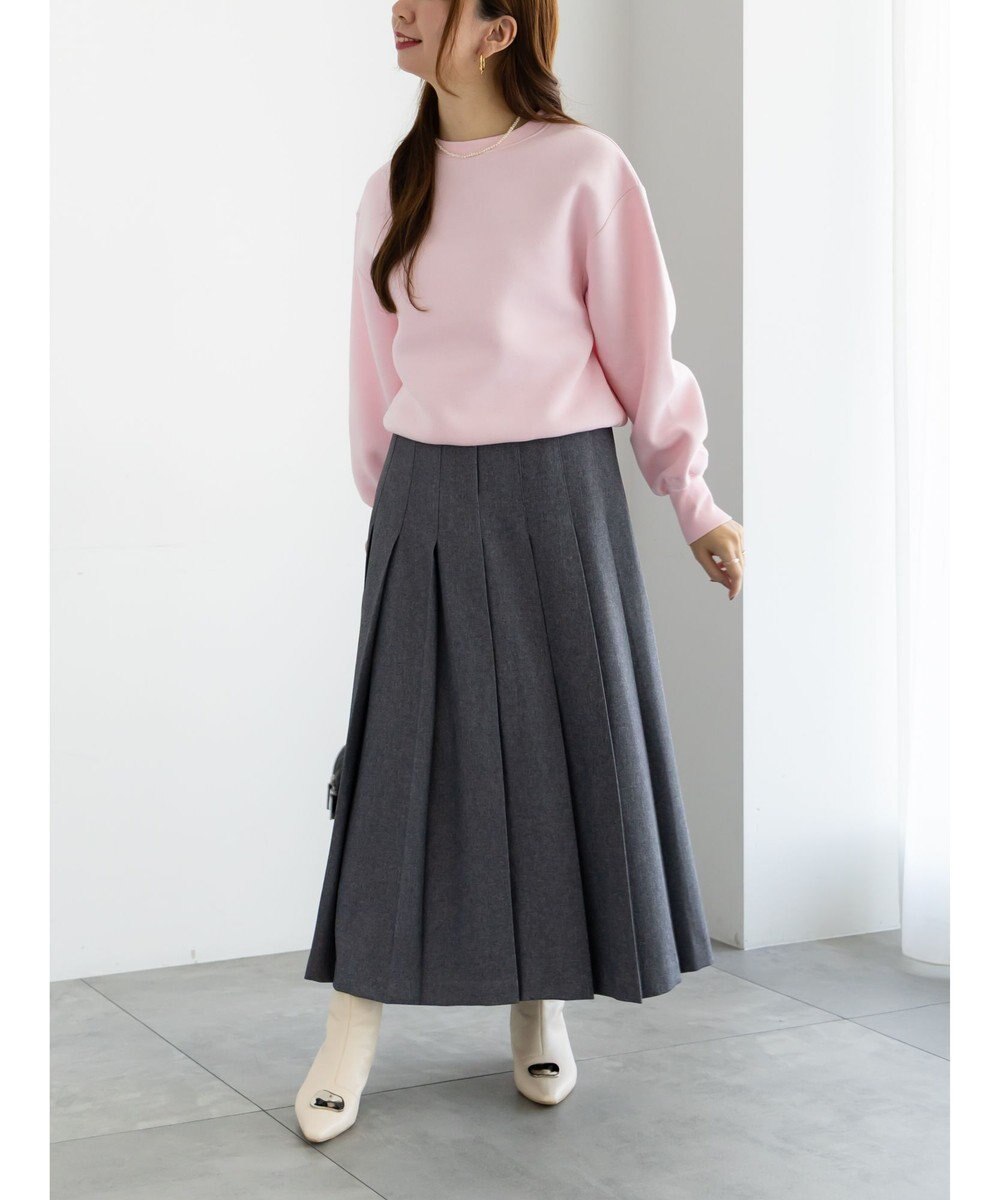 Te chichi ワンポイント刺繍裏起毛プルオーバー 