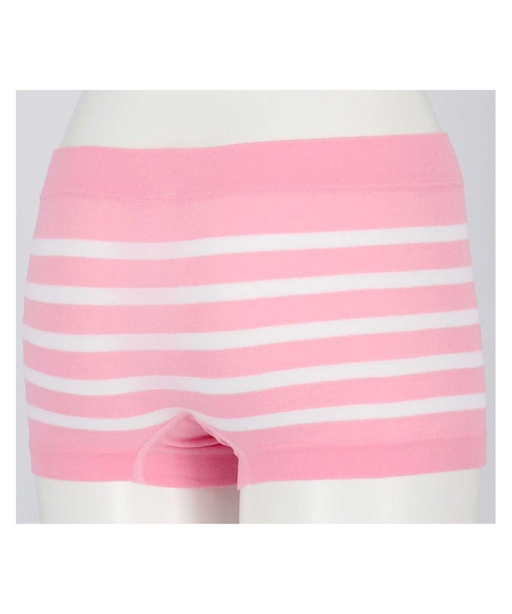 une nana cool S～LLまでワンサイズ設計 びよ～んと伸びるショーツ B4N ボーダー 