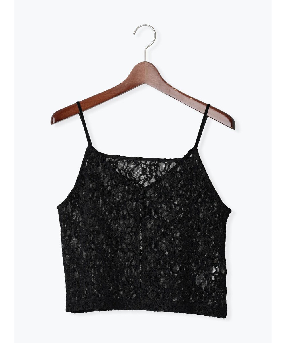 Te chichi 起毛レース前後2WAYキャミブラウス 