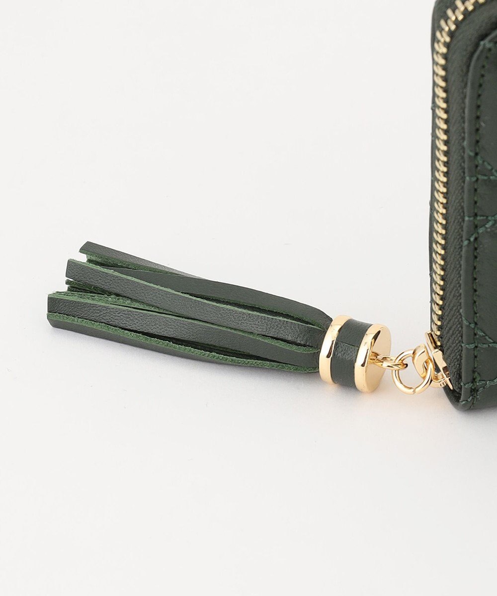 LA BAGAGERIE シープキルティング　ラウンドウォレット 