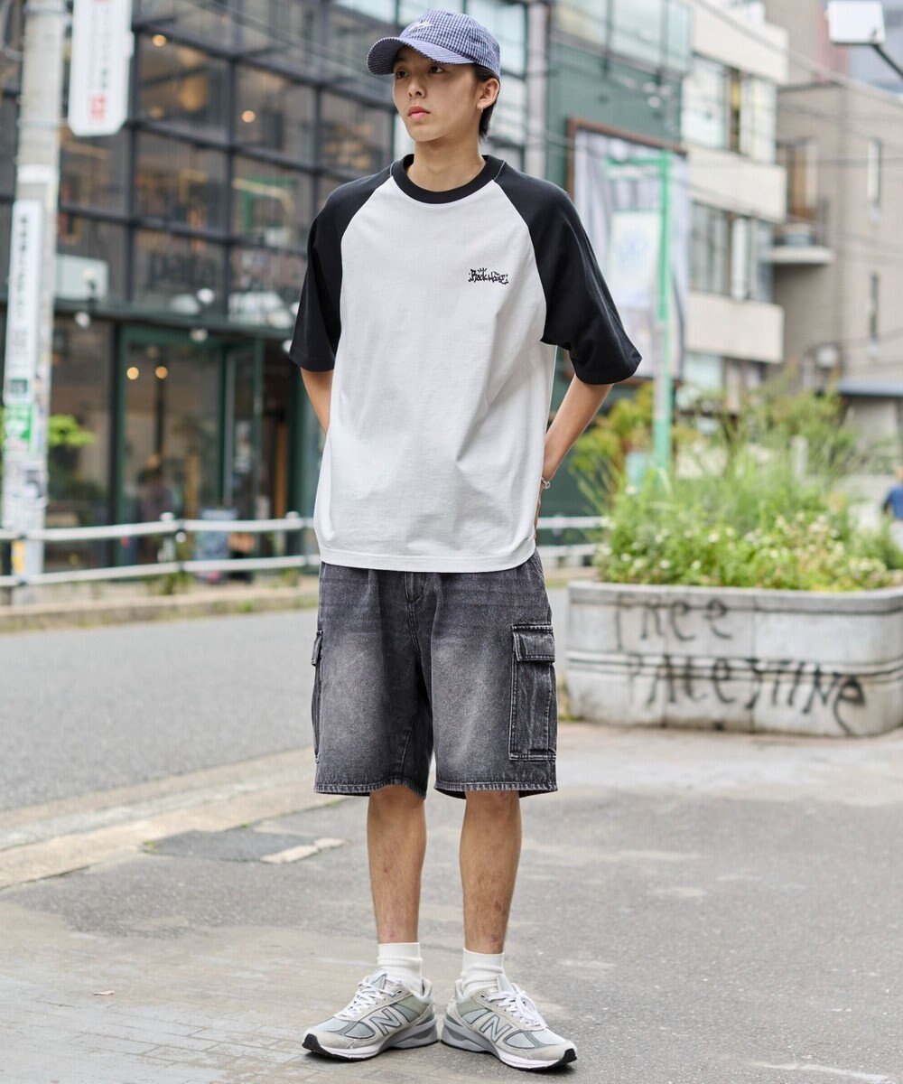 WEGO 【ユニセックス着用ITEM】ラグラングラフィックBIG　T（SS） 