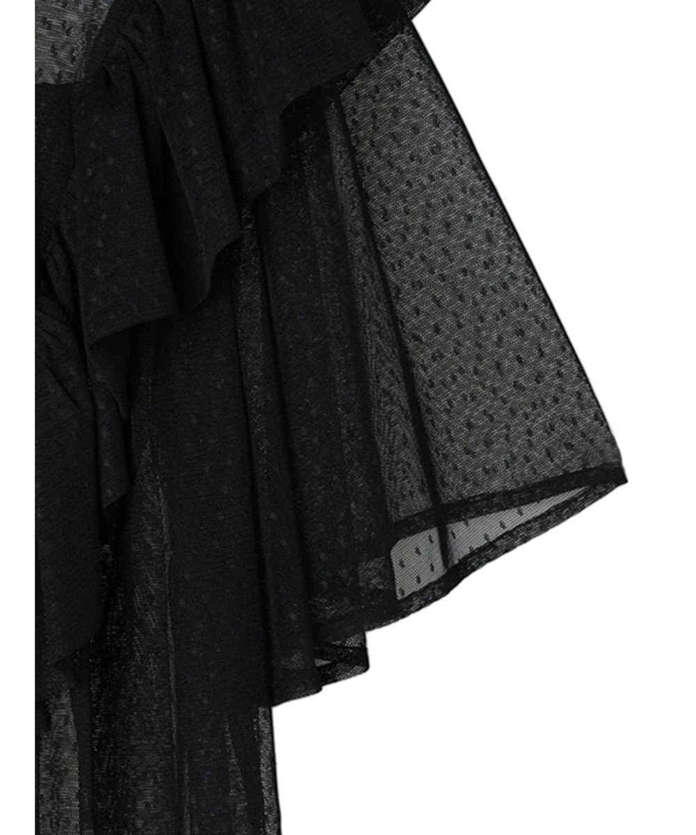 Green Parks ■ＥＳＣＡＲ　ドットチュールフレアヨークプルオーバー 