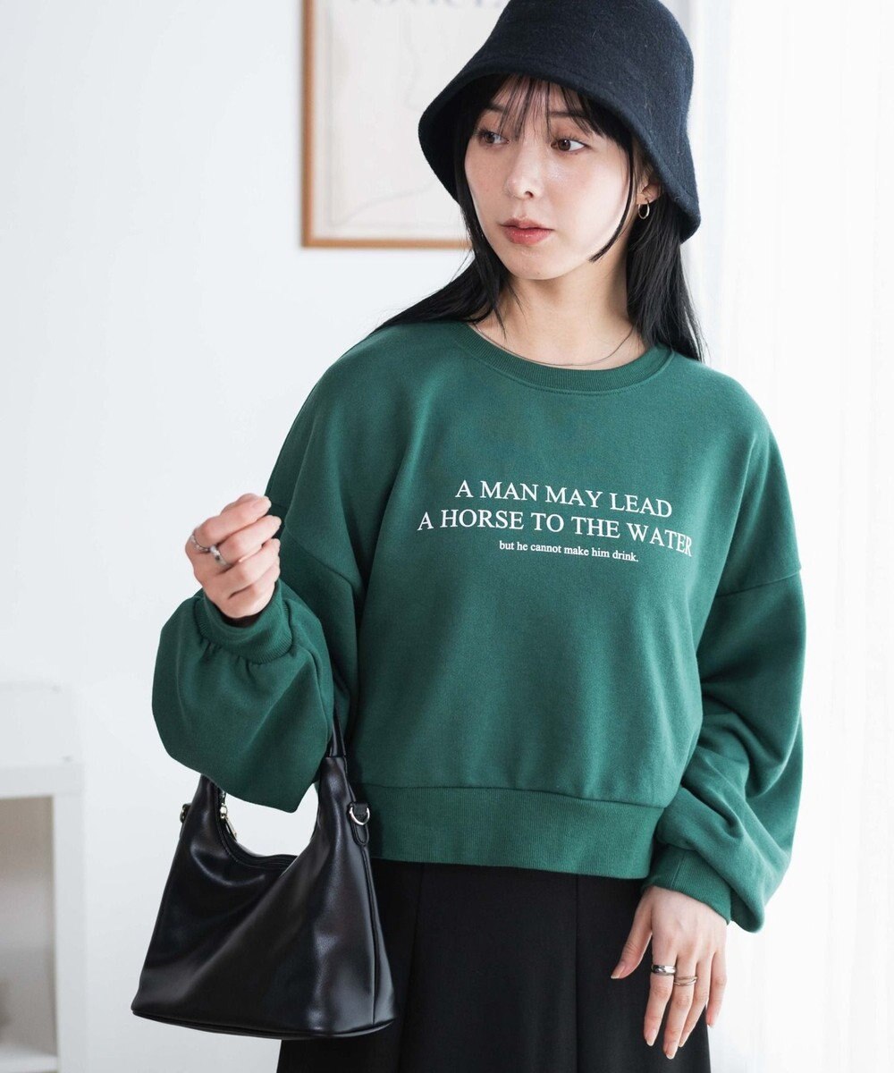 WEGO クロップドスウェット 