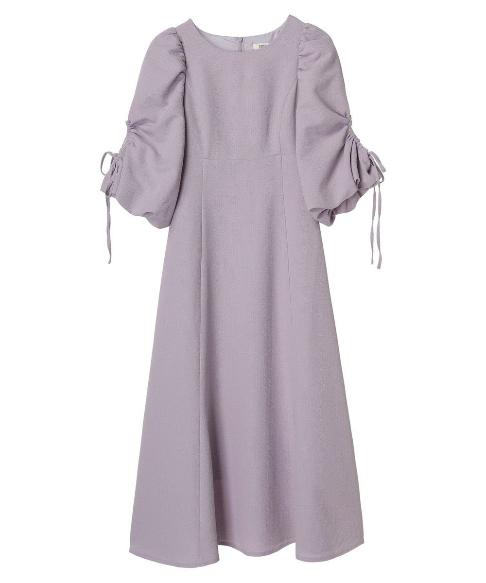 earth music&ecology 袖ボリュームフレアワンピース 