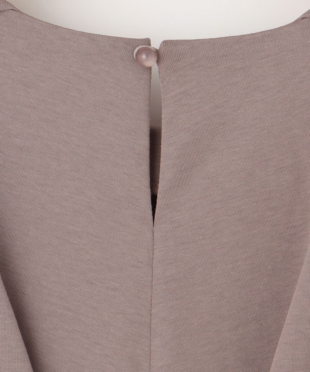 組曲 GIZAプレーティング天竺フリルスリーブ Tシャツ 