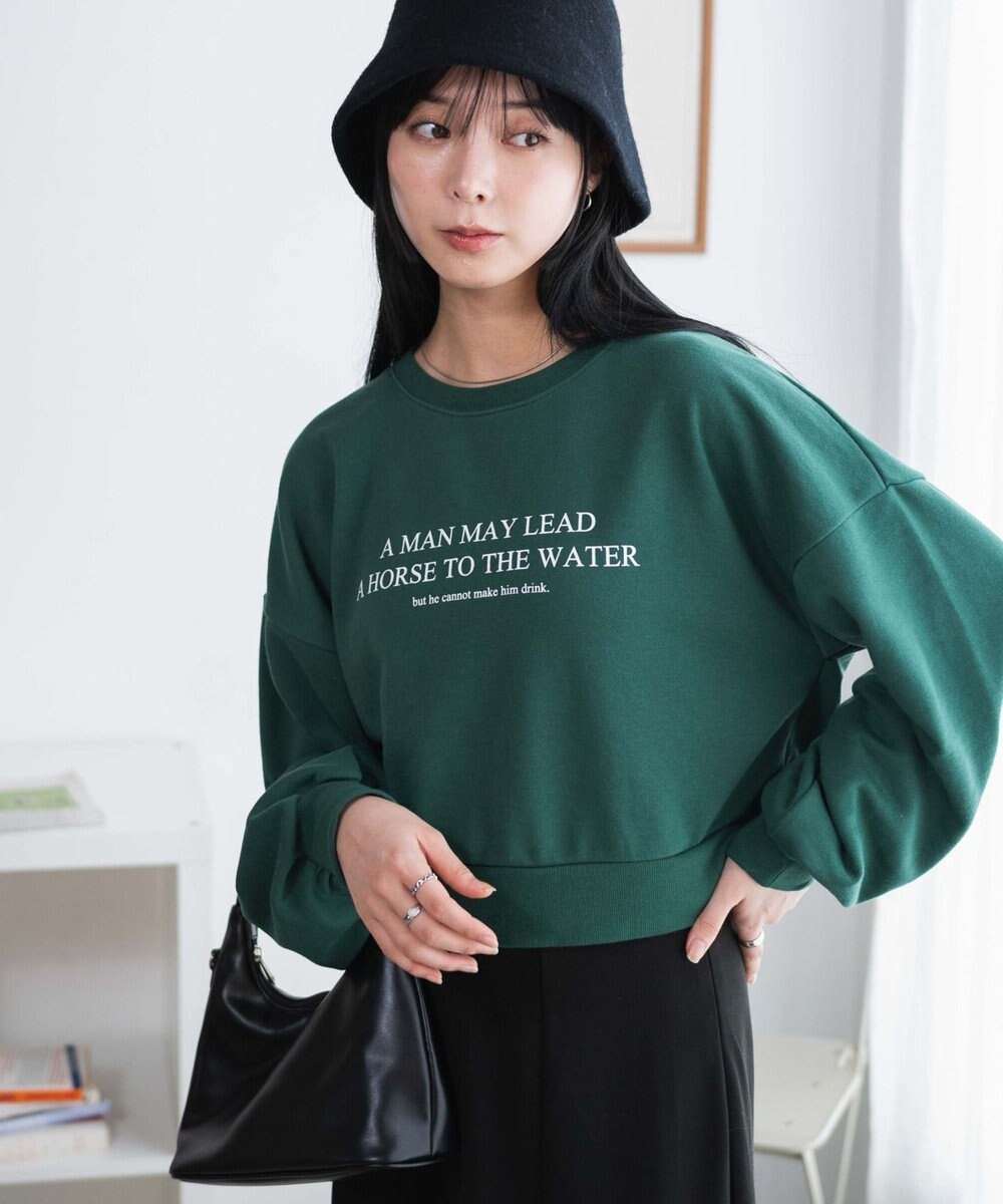 WEGO クロップドスウェット 