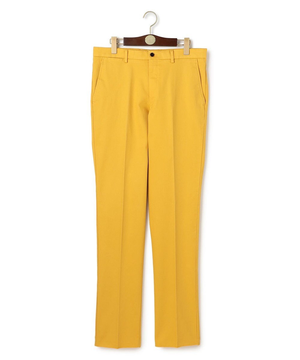 J.PRESS MEN 洗練されたシルエットと機能美【ストレッチ】トリコチン ステムテーパードパンツ 