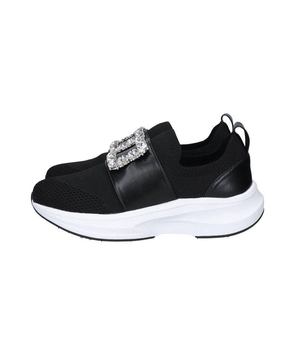 Bridget Birkin 【Bridget Birkin】ビジューバックルニットスニーカー 