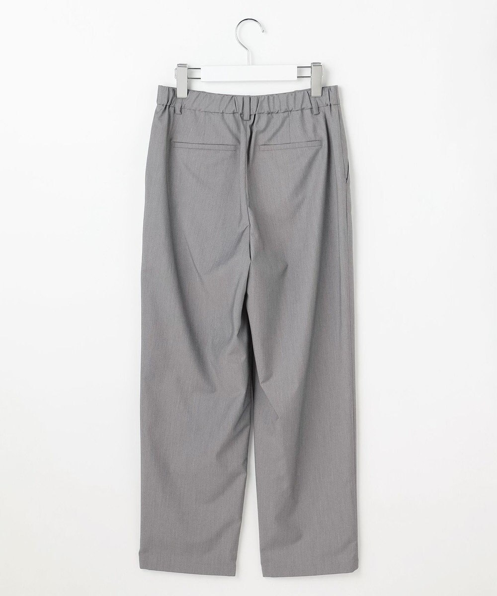 J.PRESS LADIES L SOFTシャンブレー テーパード パンツ 