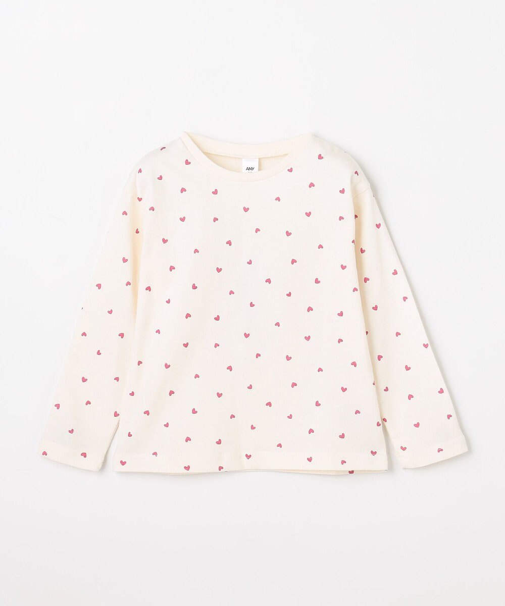 ANY KIDS 【一部店舗/WEB限定】【綿100%】プリント 長袖Tシャツ 