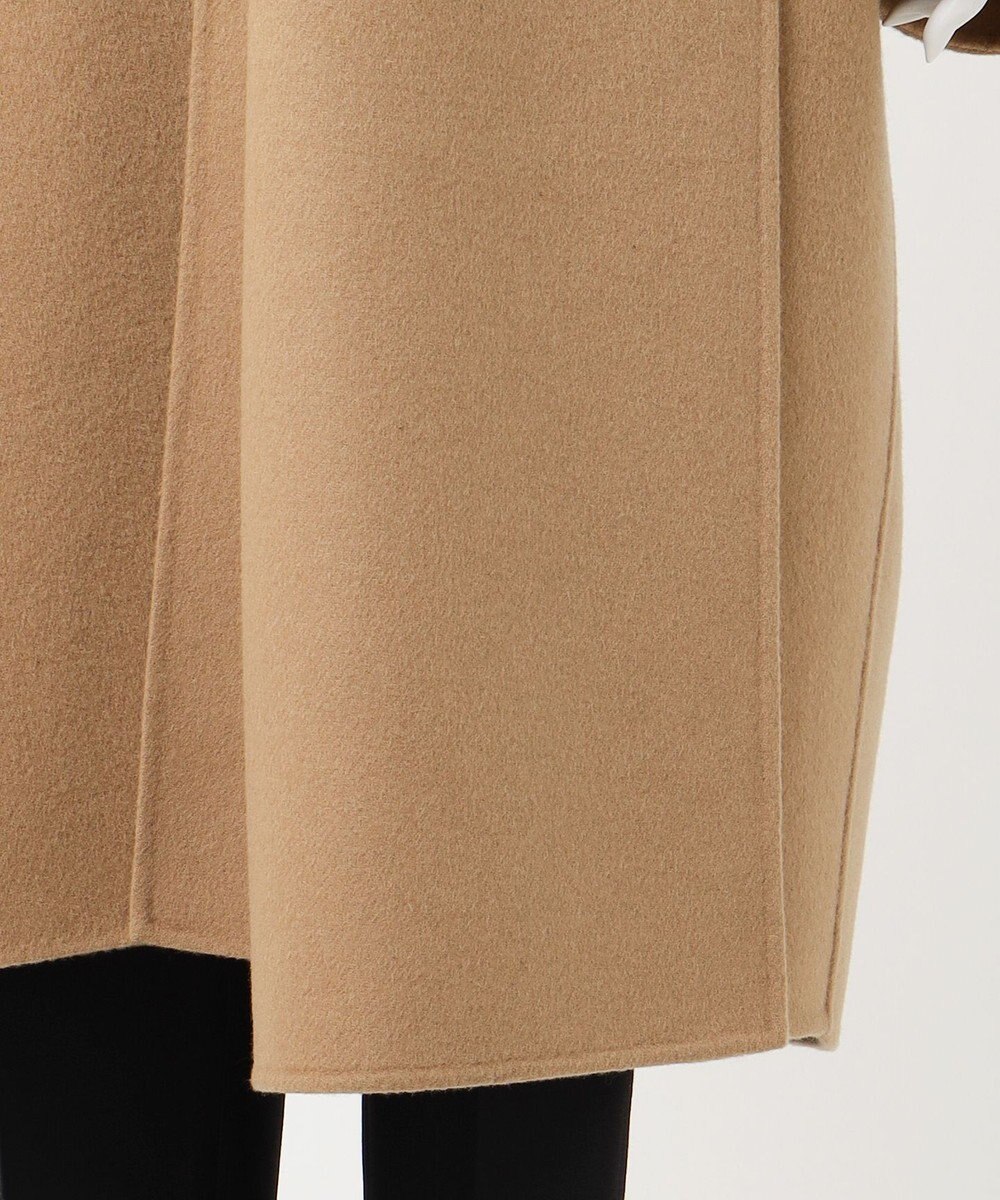 23区 L 【エステータ】ウールリバー ストールデザイン コート 