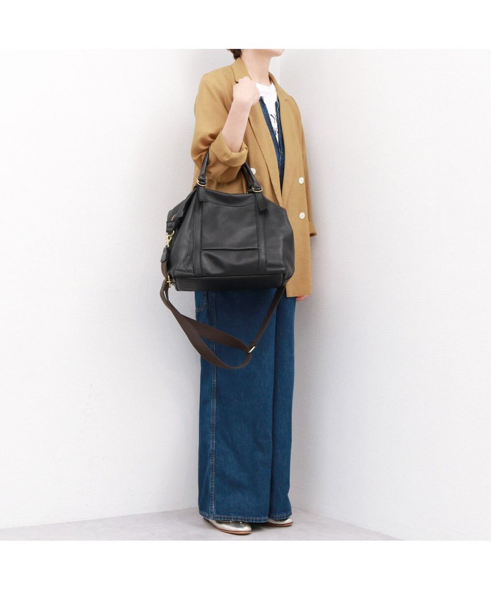 UNBILLION ペルケ perche / ガーメントレザー・サスティナブル2wayボストンS 