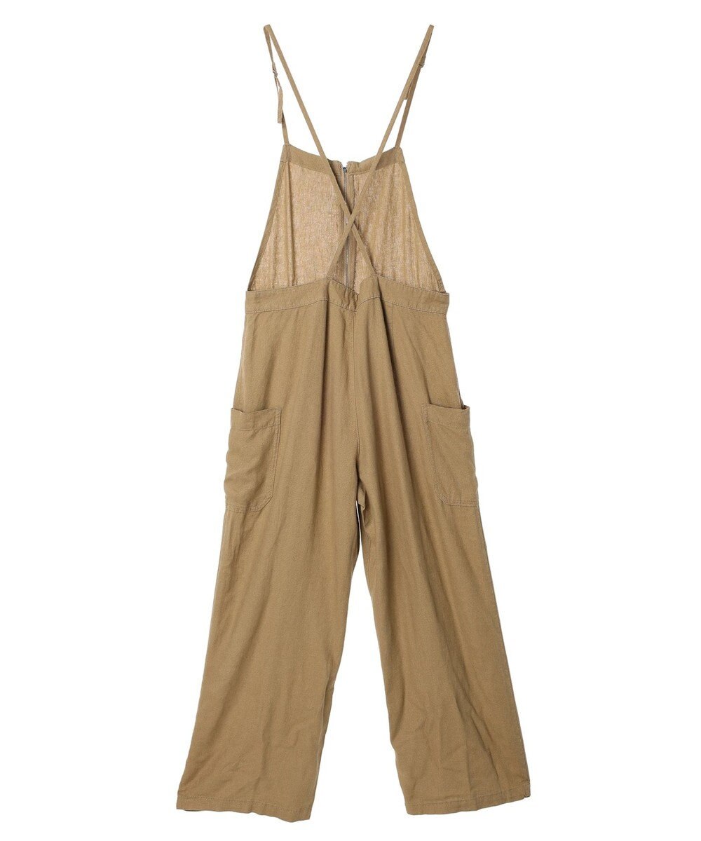 AMERICAN HOLIC リネンブレンドサロペットパンツ 