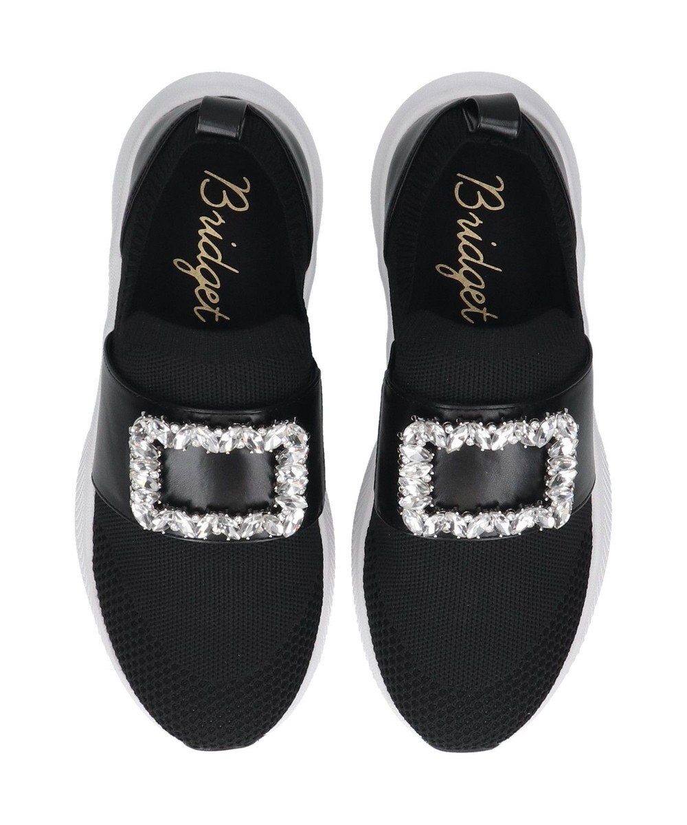 Bridget Birkin 【Bridget Birkin】ビジューバックルニットスニーカー 